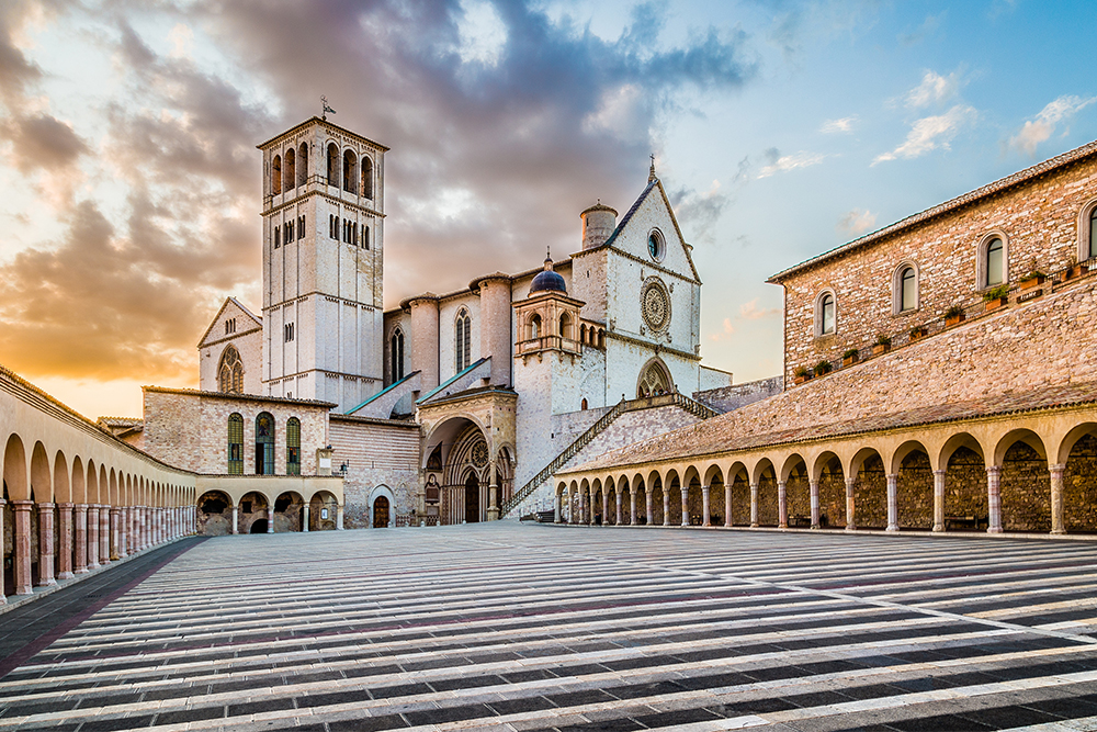 St. Francis Basilica in Assisi Italy