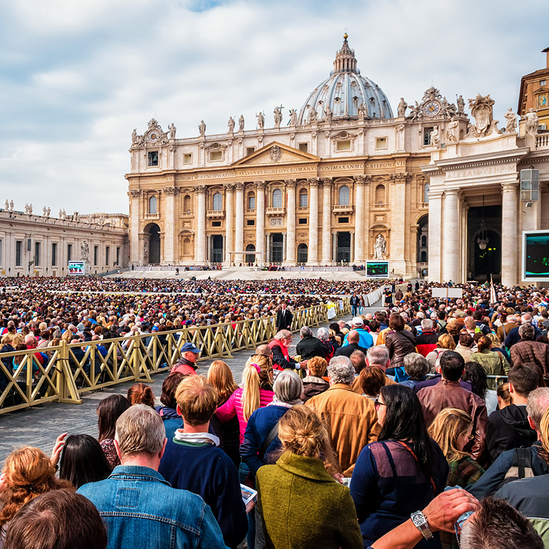 Papal Mass at St. Peter's Basilica in Vatican City