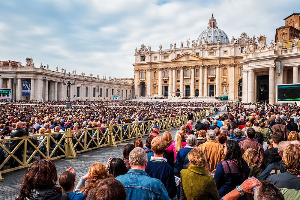 Papal Mass at St. Peter's Basilica in Vatican City