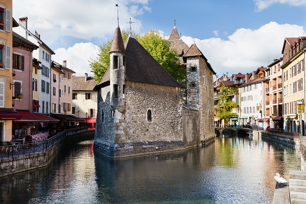 Canal in Annecy, France