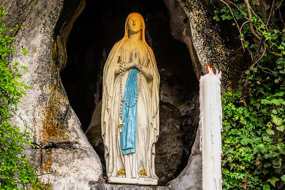 Grotto in Lourdes France