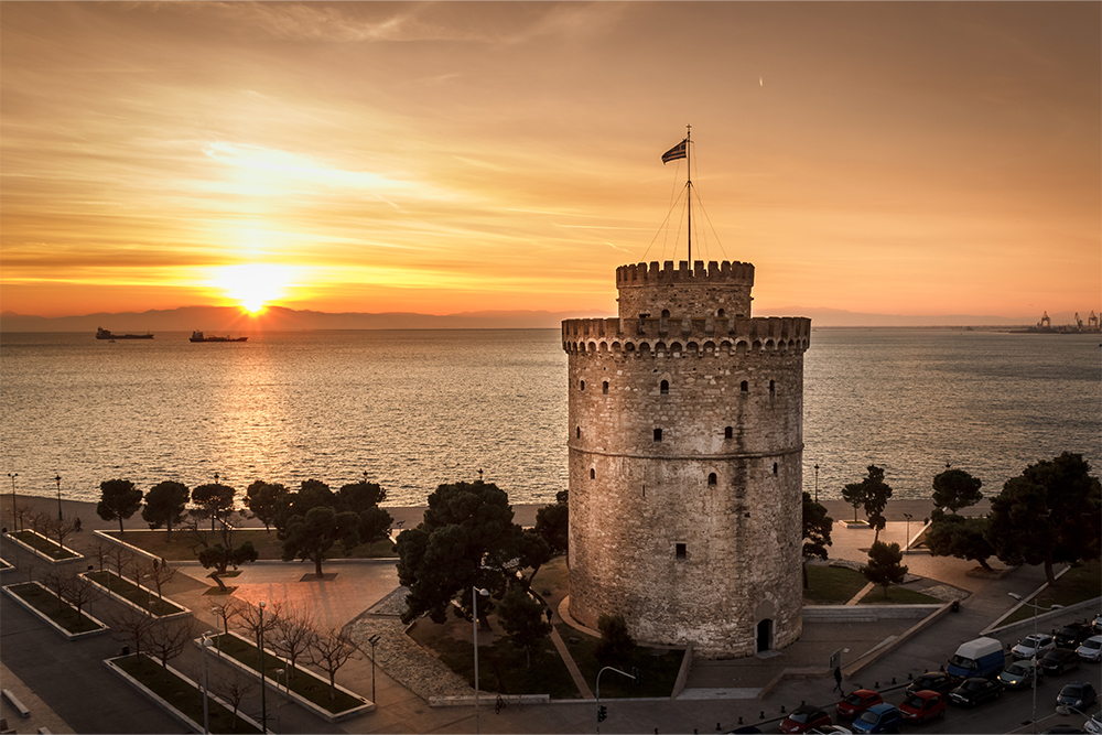 White Tower in Thessaloniki Greece