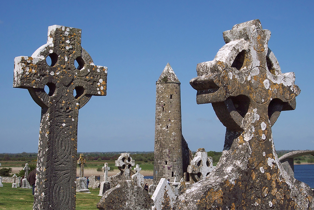 Clonmacnoise in Ireland