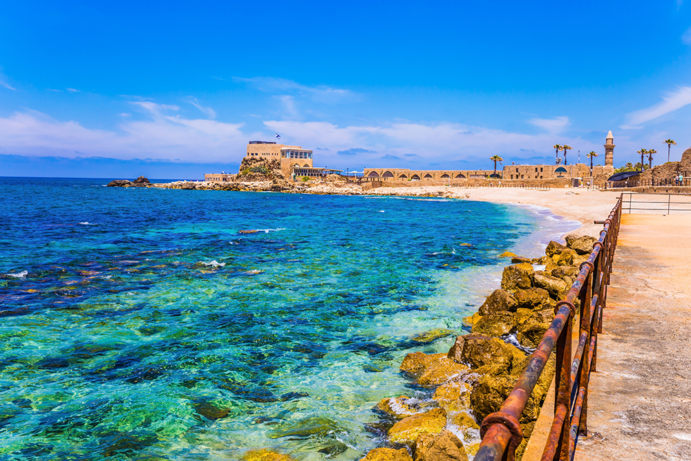 Port of King Herod in Caesarea Maritima