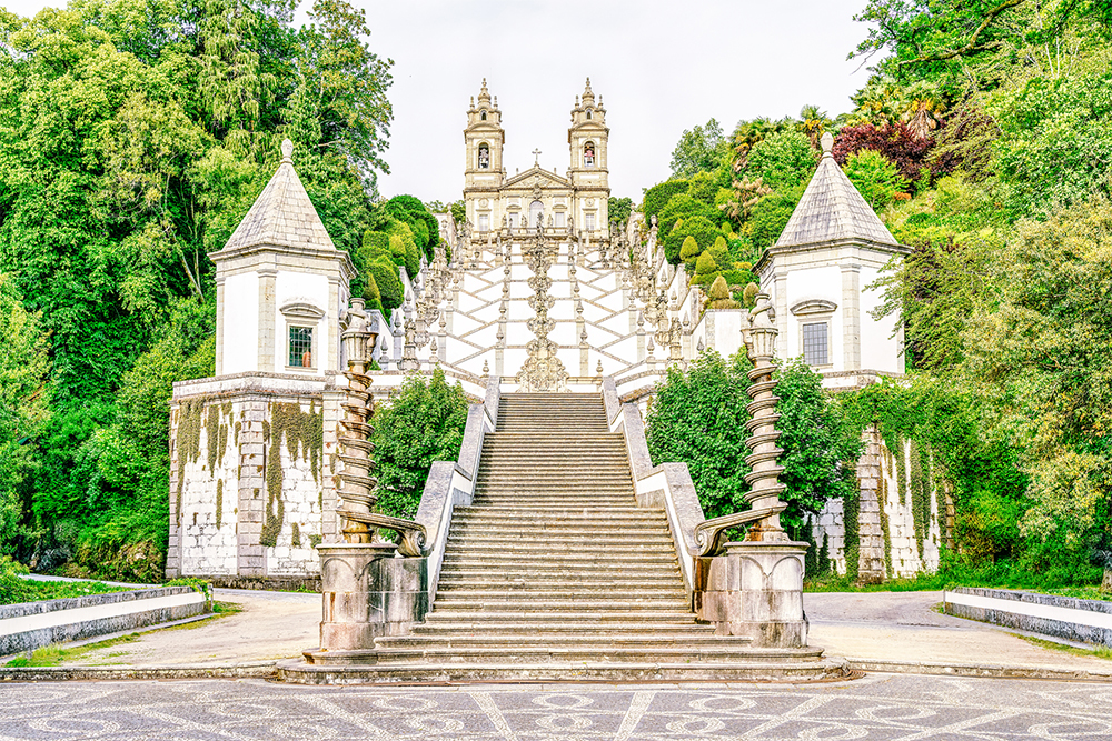 Bom Jesus do Monte in Braga Portugal