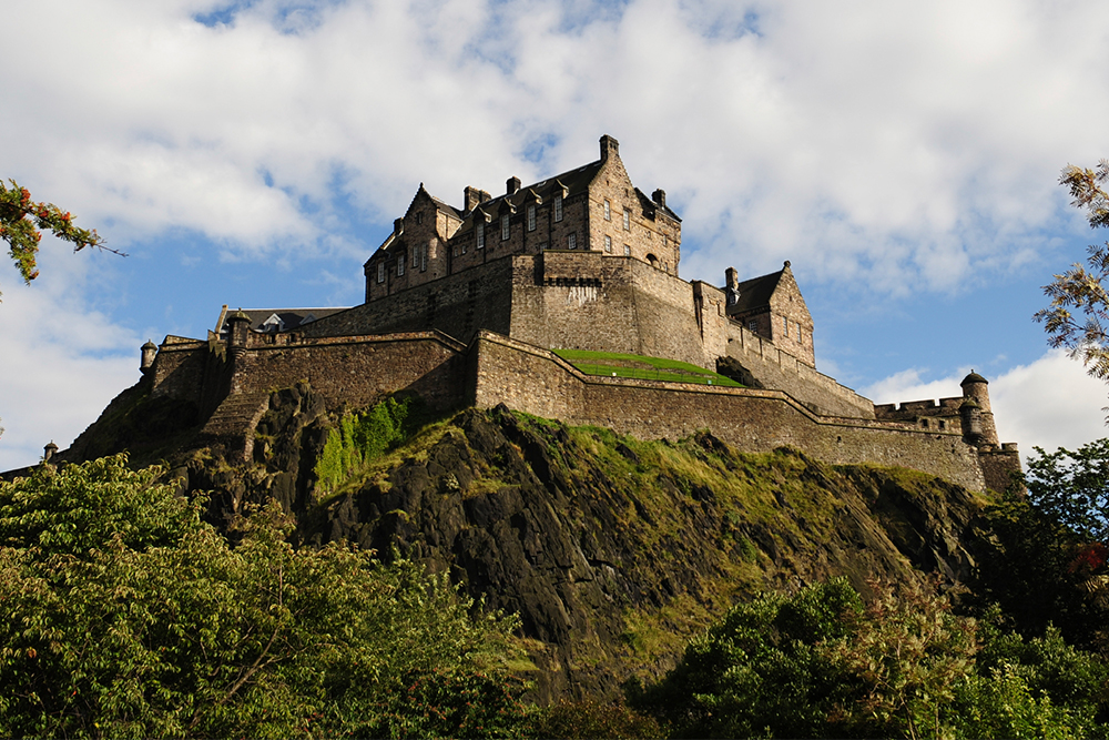 Edinburgh Castle in Scotland