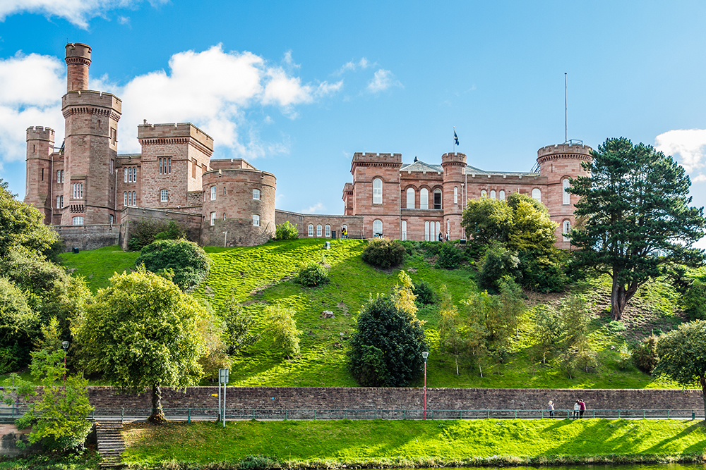 Inverness Castle in Scotland