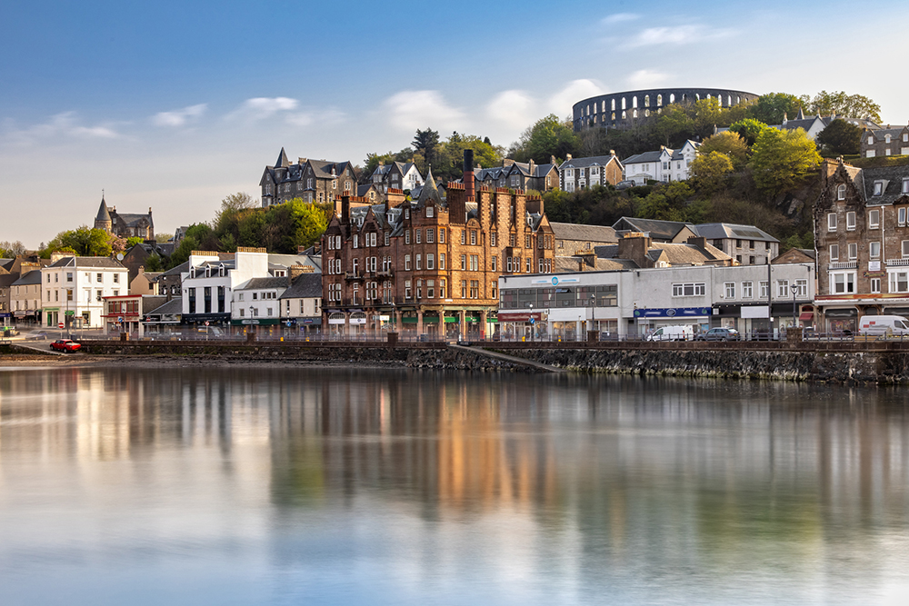 Skyline in Oban Scotland