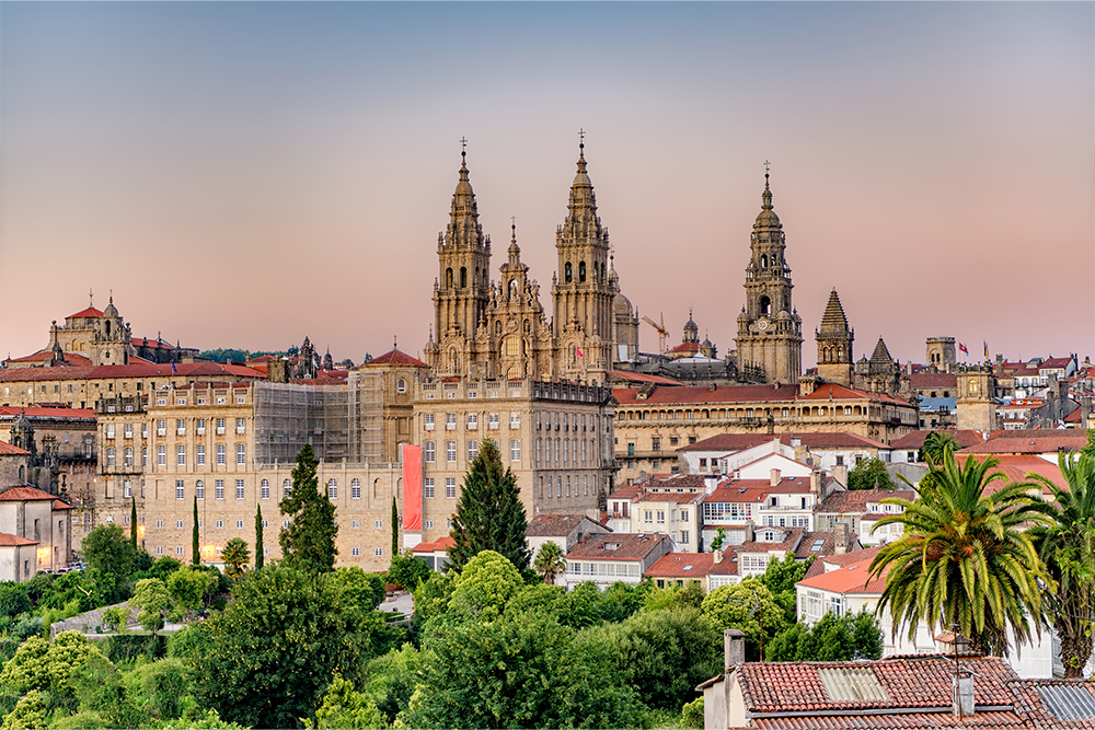 Santiago di Compostela in Spain