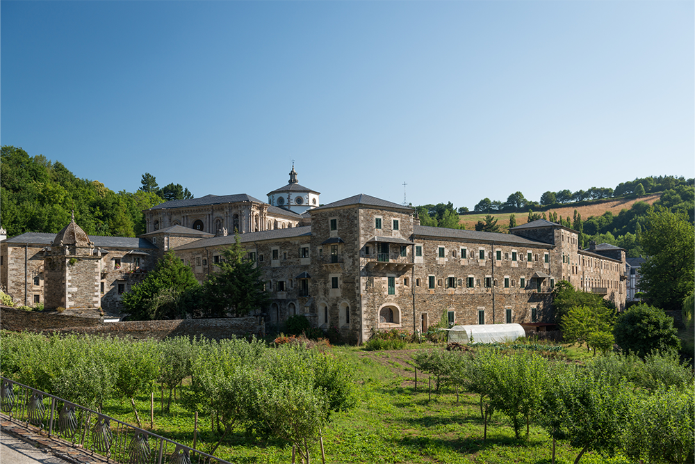 Monastery of Samos in Sarria, Spain