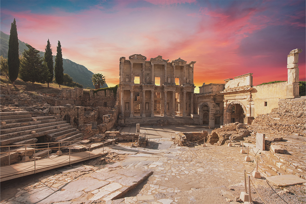 Celsus Library in Ephesus Turkey