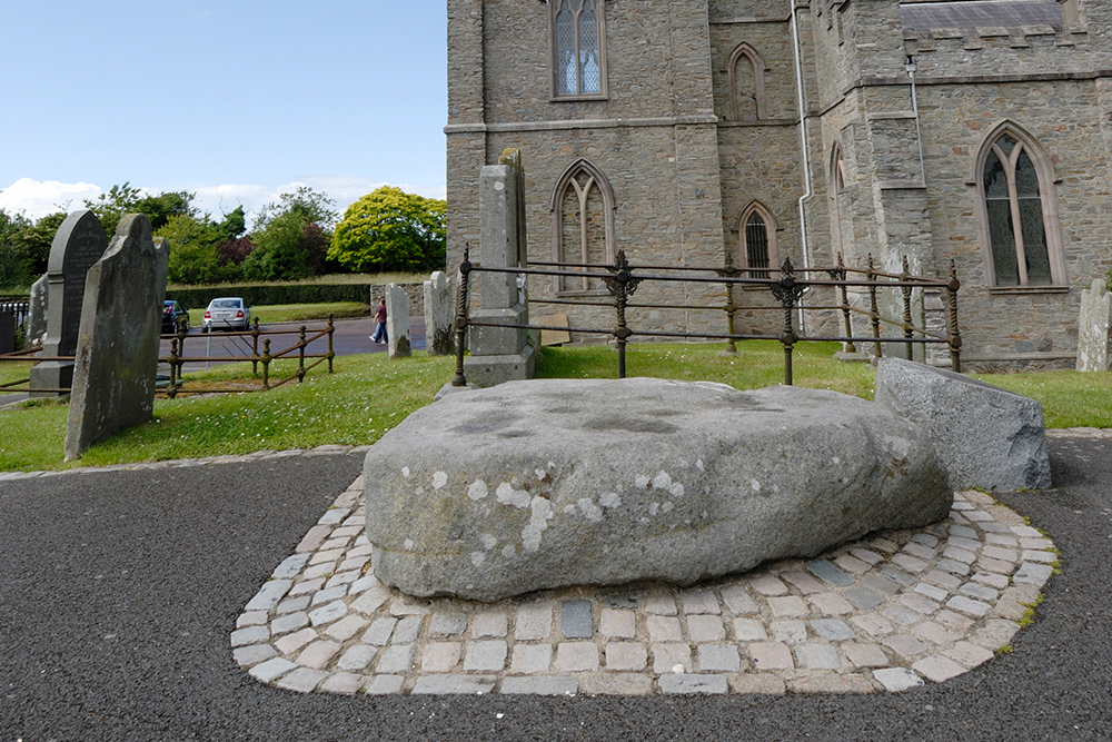 Grave of St. Patrick in Down Ireland