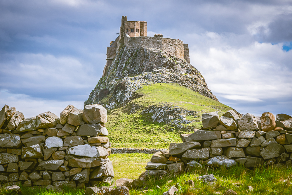 Lindisfarne Castle in Scotland