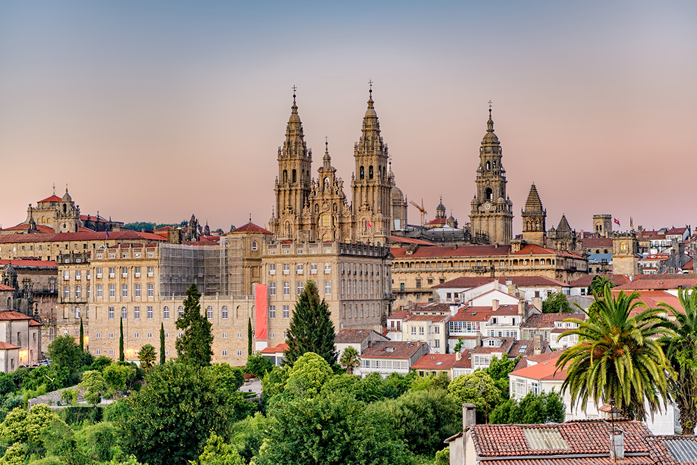 Cathedral of Santiago de Compostela in Spain