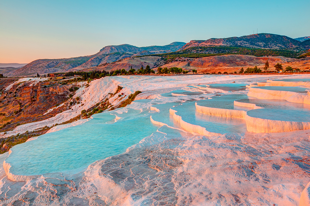 Travertine Pools in Pamukkale